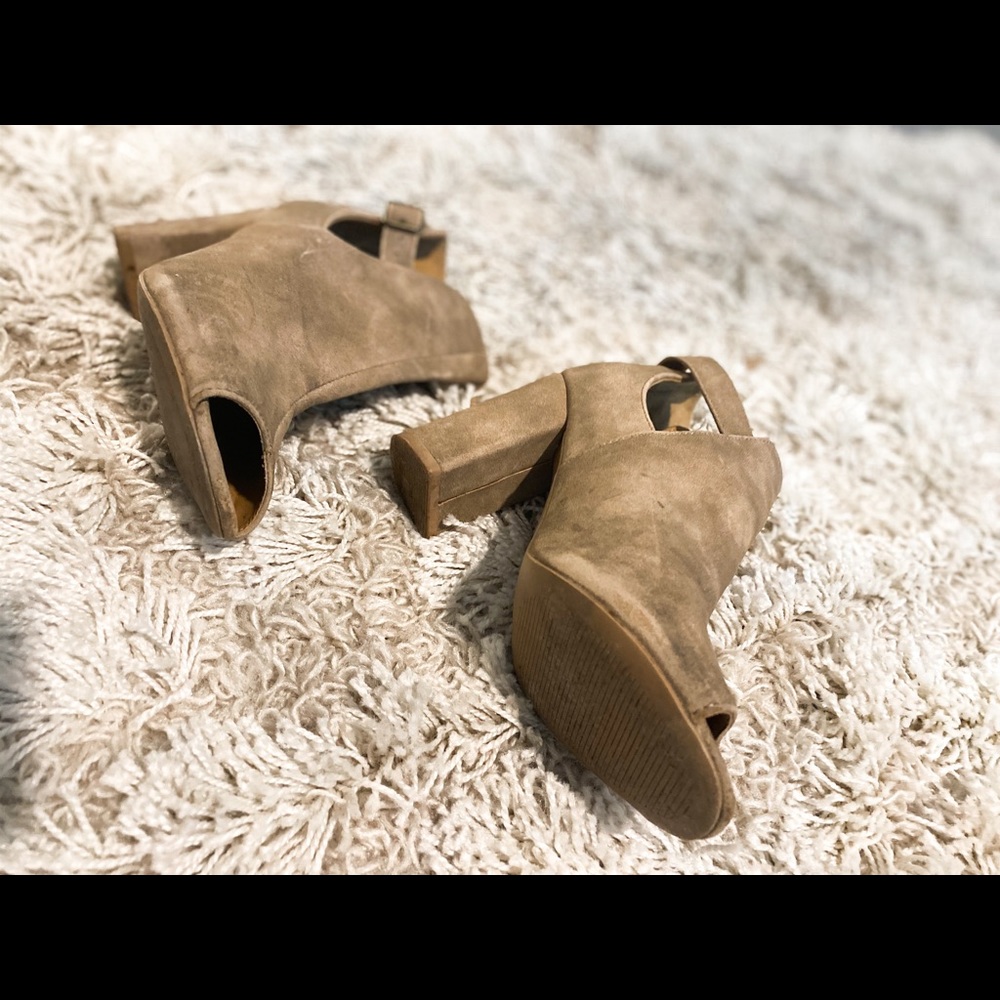 Open Toe Booties